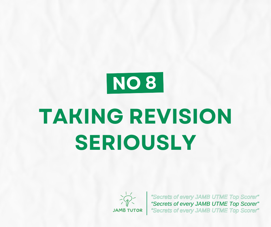 No 8: taking revision seriously